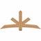Ekena Millwork Alberta Smooth Timber Gable Bracket, Western Red Cedar, 72"W x 33"H x 5 1/2"D x 5 1/2"F, 11/12 Pitch GBW072X33X0606ALB00SWR - alternate 1